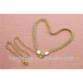 Wholesale fashion design golden waist metal chain belt